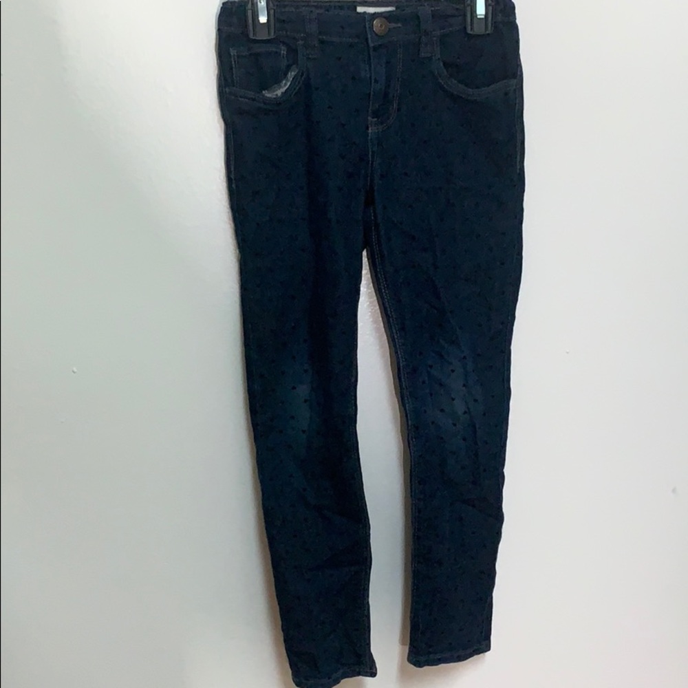 Oshkosh heart polka dot jeans girls